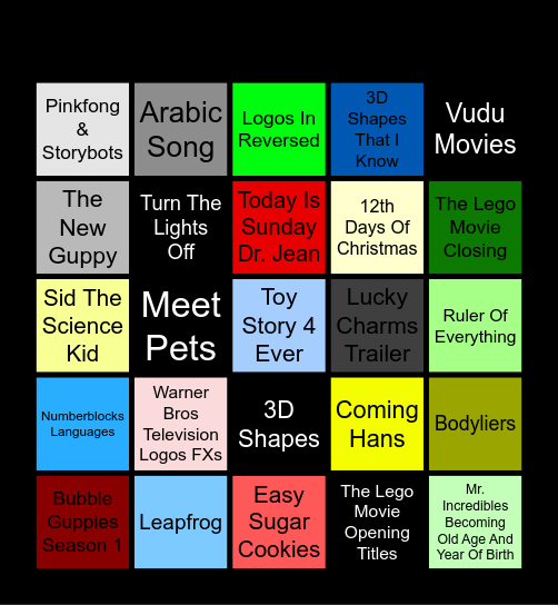 2009-2023 Bingo Card