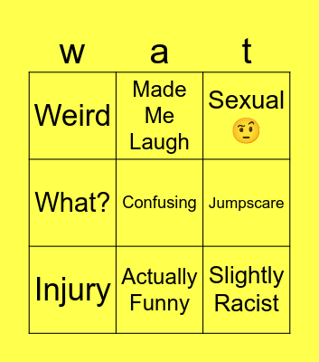 MEME BINGO Card