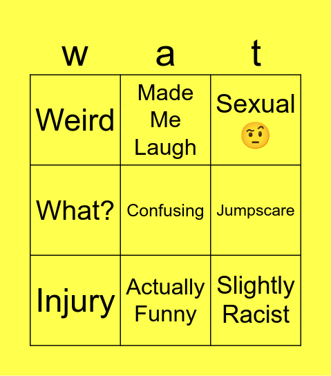 MEME BINGO Card