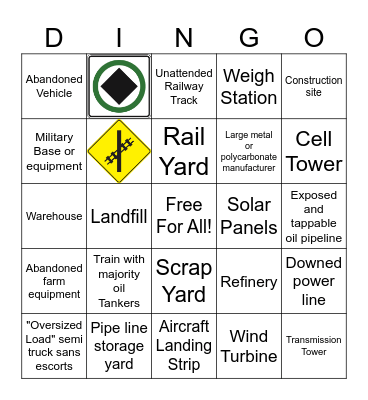 Enginmeneer Bingo Card