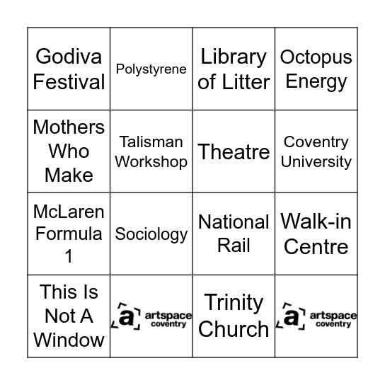 Advisory Group Bingo! Bingo Card