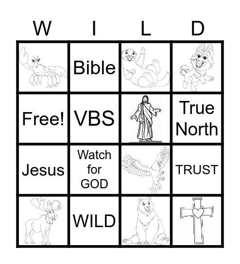 True North  - VBS Bingo Card