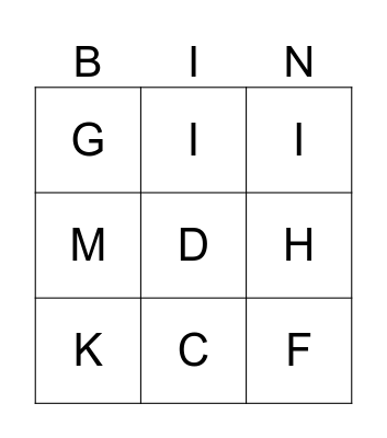 TEST PLUSNAUTA Bingo Card