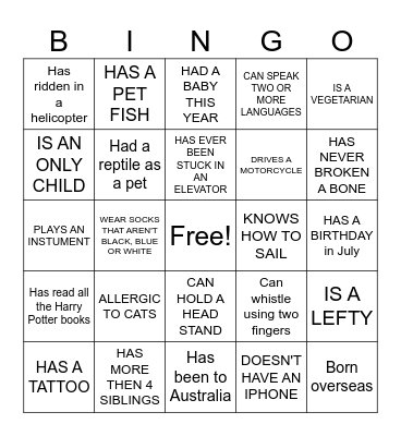 MANAGER SUMMIT '23 SCAVENGER HUNT Bingo Card