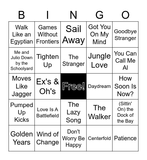 Two Ways to Win! Bingo Card