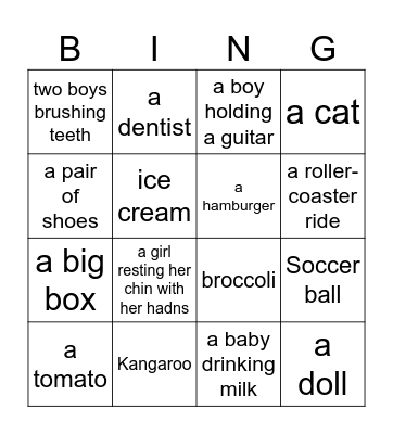 You should say facts and opinions about it! Bingo Card