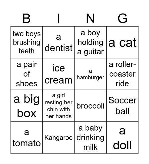 You should say facts and opinions about it! Bingo Card