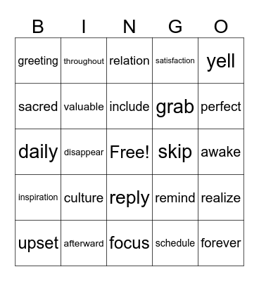 Longteng L1-R1(all) Bingo Card