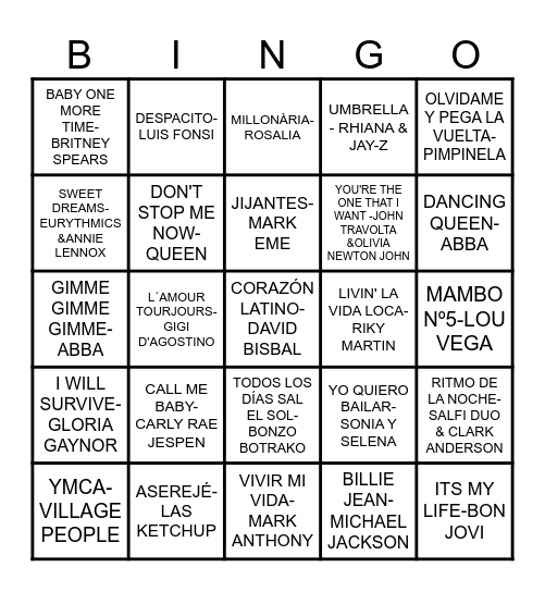 AV Can Boatell Bingo Card