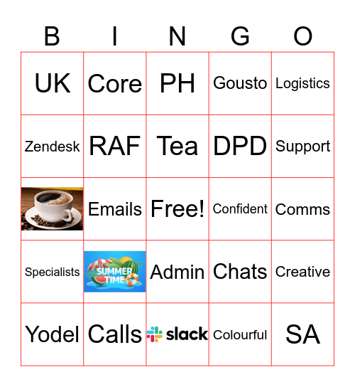 Care Connect Bingo Card