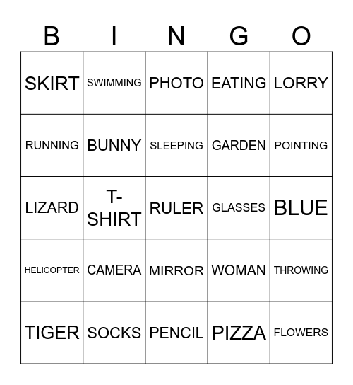 STARTERSTI Bingo Card