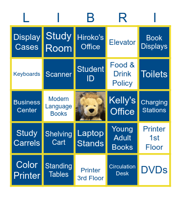 2023 Ikeda Library Tour Bingo Card