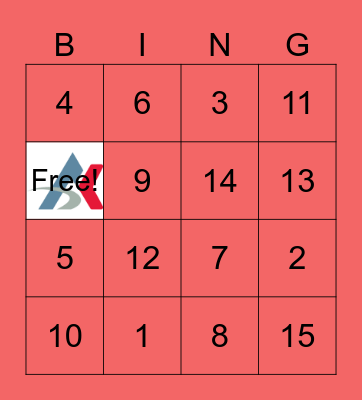 M.E. Bingo Game 2 Bingo Card