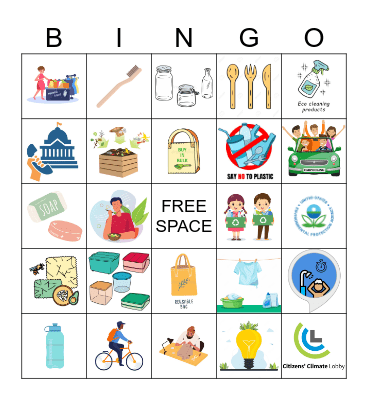 SUSTAINABILITY Bingo Card