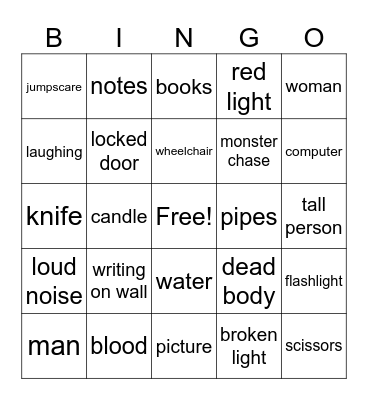 yas mimic bingo Card