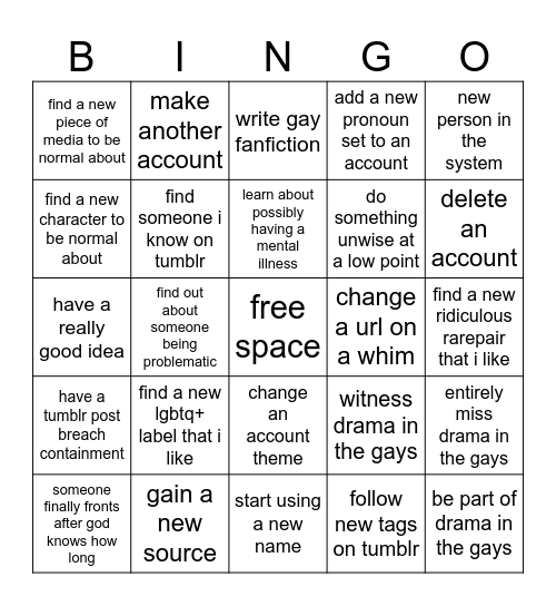 lumi 2023 july trip bingo Card