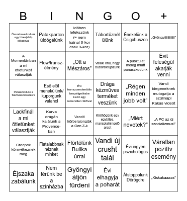 Kapolcs Bingo 2023 Bingo Card