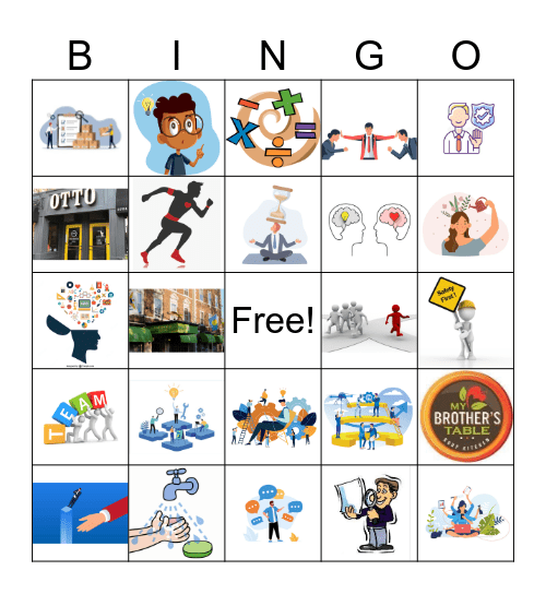 Vocational Bingo Card