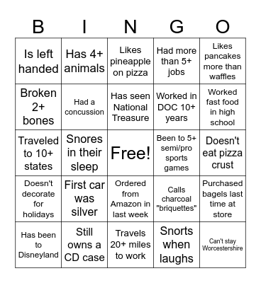 TEAM BUILDING PT 2 Bingo Card