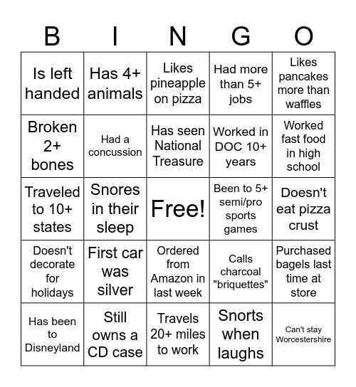 TEAM BUILDING PT 2 Bingo Card