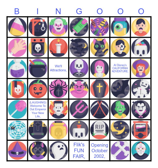 HALLOWEEN BINGO Card