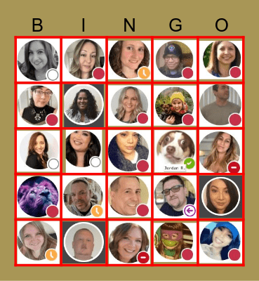 Get to know me Bingo Card