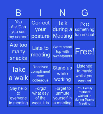 Office Morale Bingo - Team Sparks Bingo Card