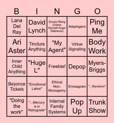 I politely leave the chat Bingo Card