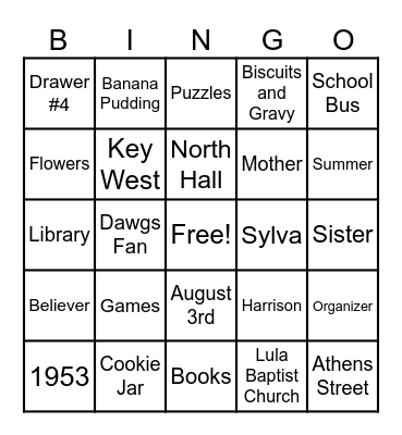 Nita's Birthday Bingo! Bingo Card