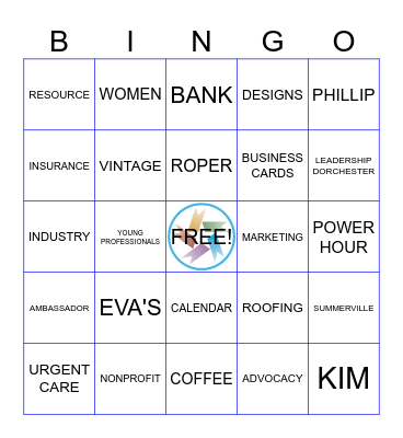 CHAMBER BINGO Card