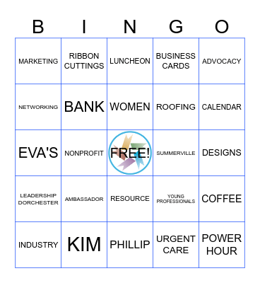 CHAMBER BINGO Card
