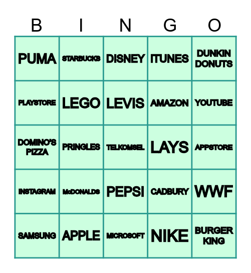 LOGO Bingo Card