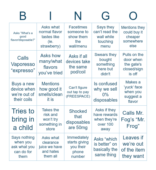 Customer Lingo Bingo (Round 3) Bingo Card