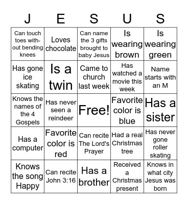 Fast Bingo Card