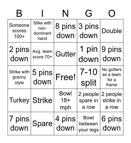 ISE Intern Event 2023 Bingo Card