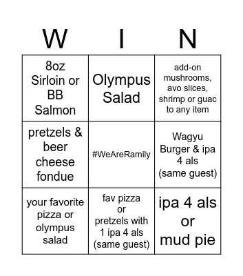 1st 2 TMs 2 Cover ALL Bingo Card