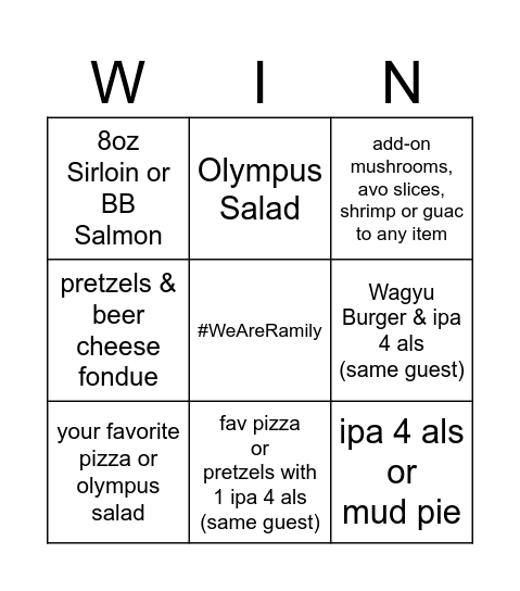 1st 2 TMs 2 Cover ALL Bingo Card