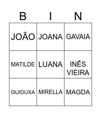FEIRA 2023 Bingo Card