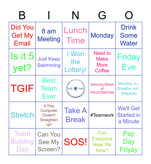 (TBD) Team Building Day! Bingo Card