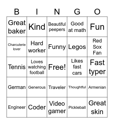 Baba Bingo Card