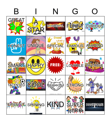 YOU ARE Bingo Card