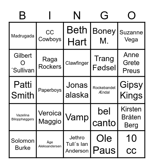 🎷Canal Street Bingo🎸 Bingo Card