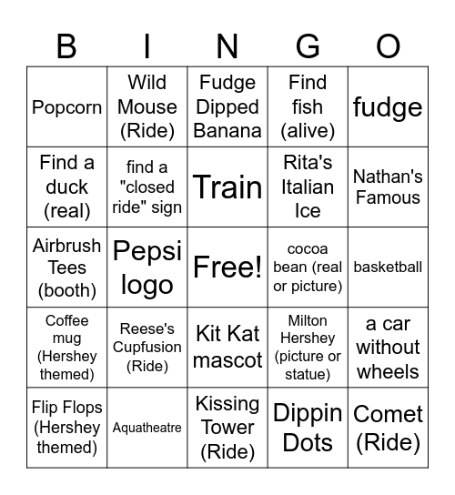 Lugh 2023 Bingo Card