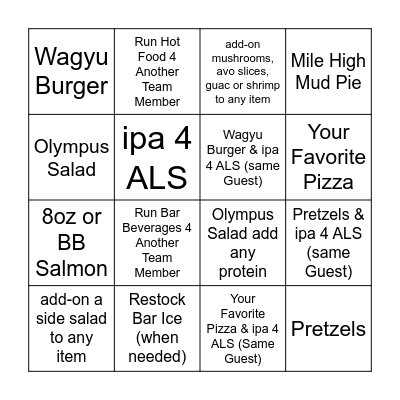 2 BINGOS 2 WIN Bingo Card