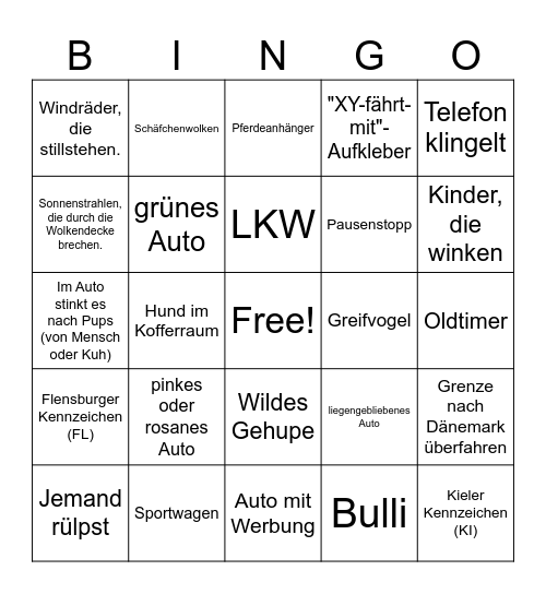 Kjells Bingo Card