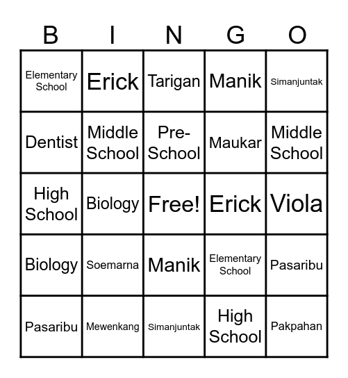 UNISDAC Graduates! Bingo Card