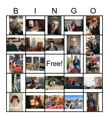 Birthday Bingo Card