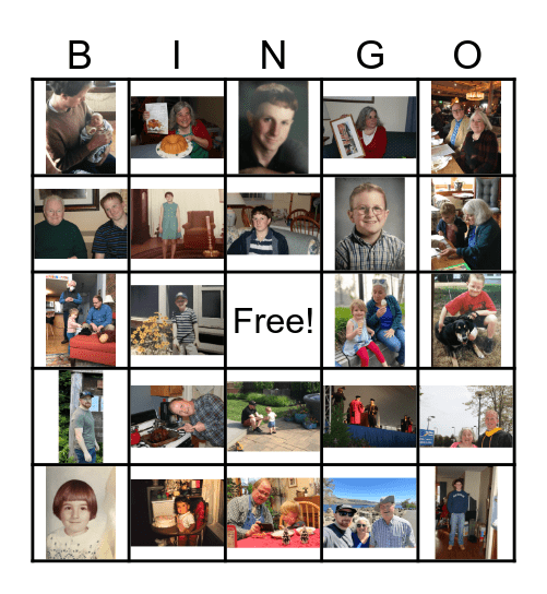 Birthday Bingo Card