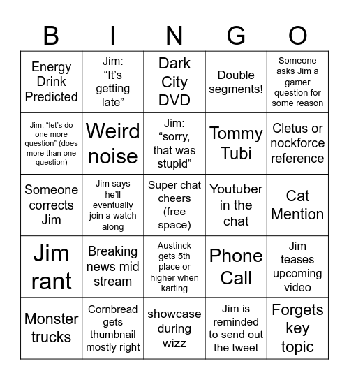 MovieCrap Bingo Card
