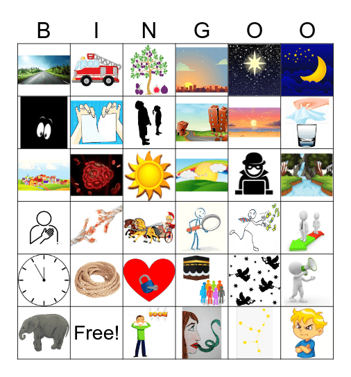 114 - 78 à 114 Bingo Card